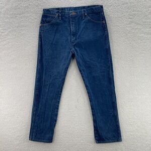 Wrangler Jeans Mens 38x30 Blue 13MWZ Cowboy Cut Original Straight Denim Rodeo